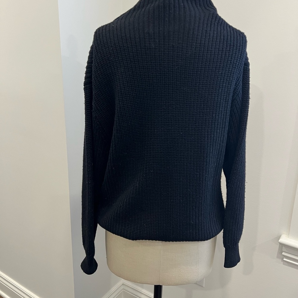 Wilfred Black Turtleneck Sweater